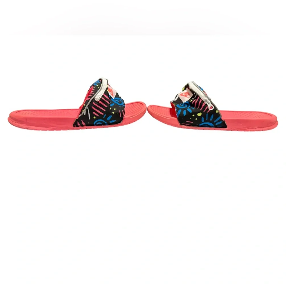 Nike, fanny, pack, slides, pink, blue, size 10 - Picture 2 of 5